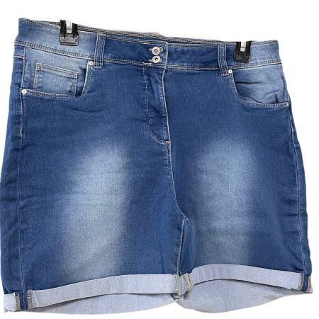 Ladies short pant denim_front